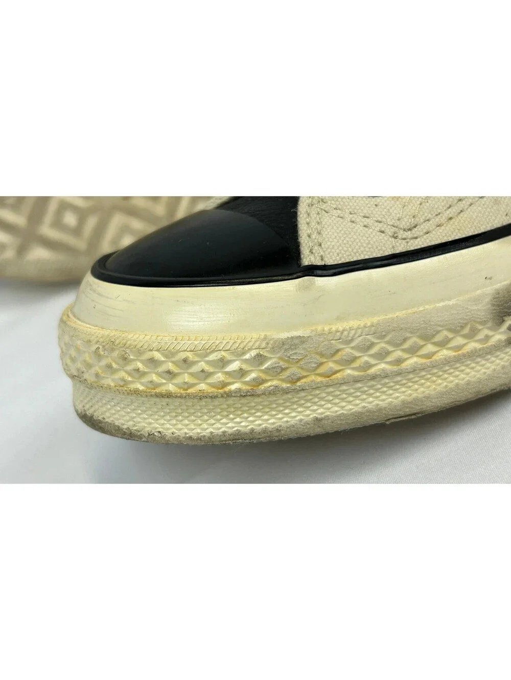 Converse Chuck 70 Hi Fear of God Essentials Ivory Black Men's 10.5 167955C Shoes